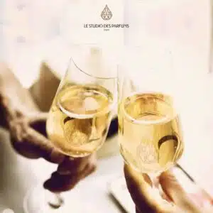 coupe de champagne signe le studio des parfums