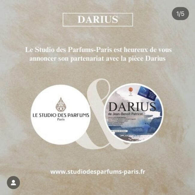 le studio des parfums partenaire de Darius